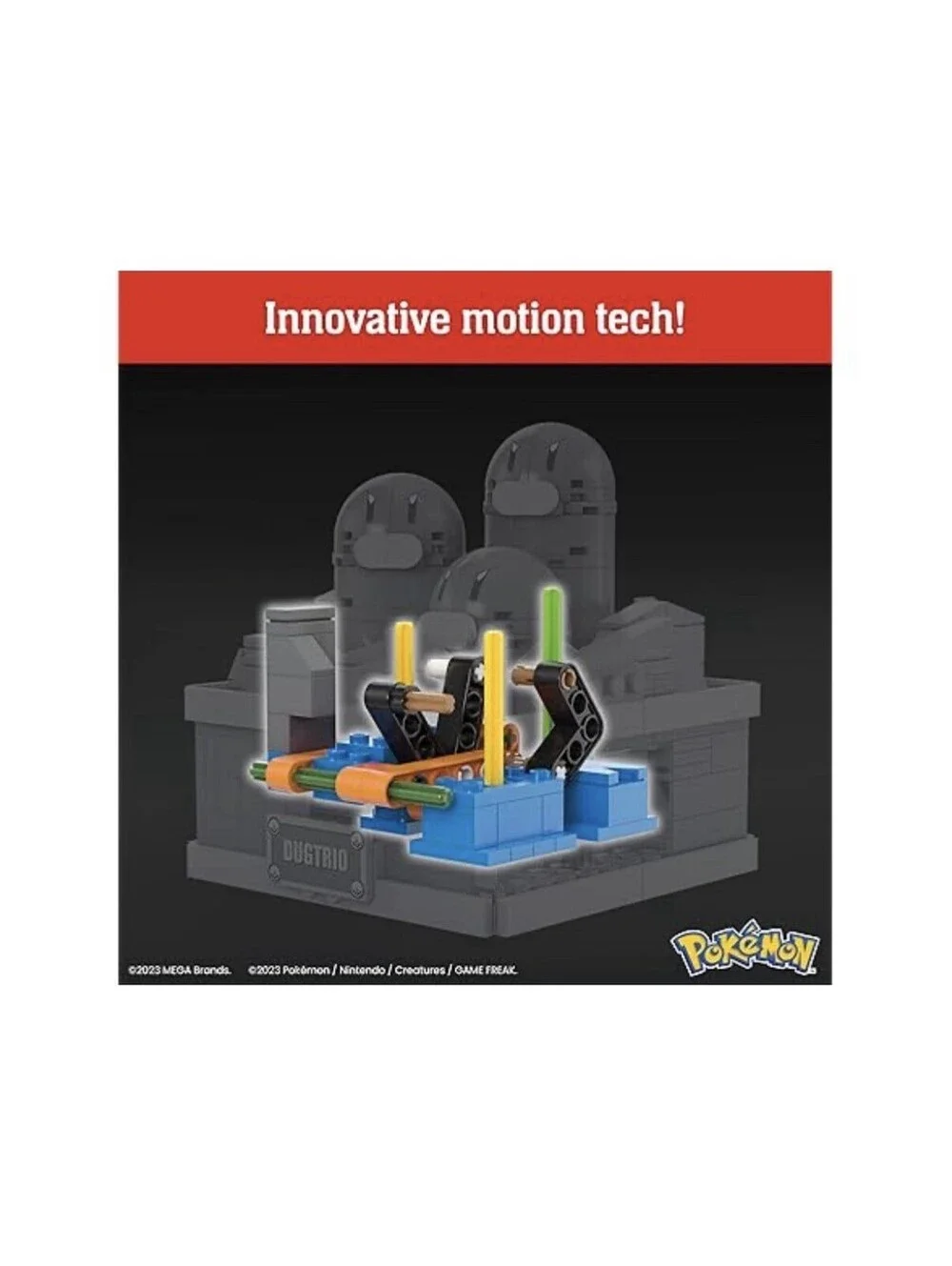 MEGA Nintendo Pokemon Mini Motion Dugtrio 350 Pieces Building Blocks Set | New